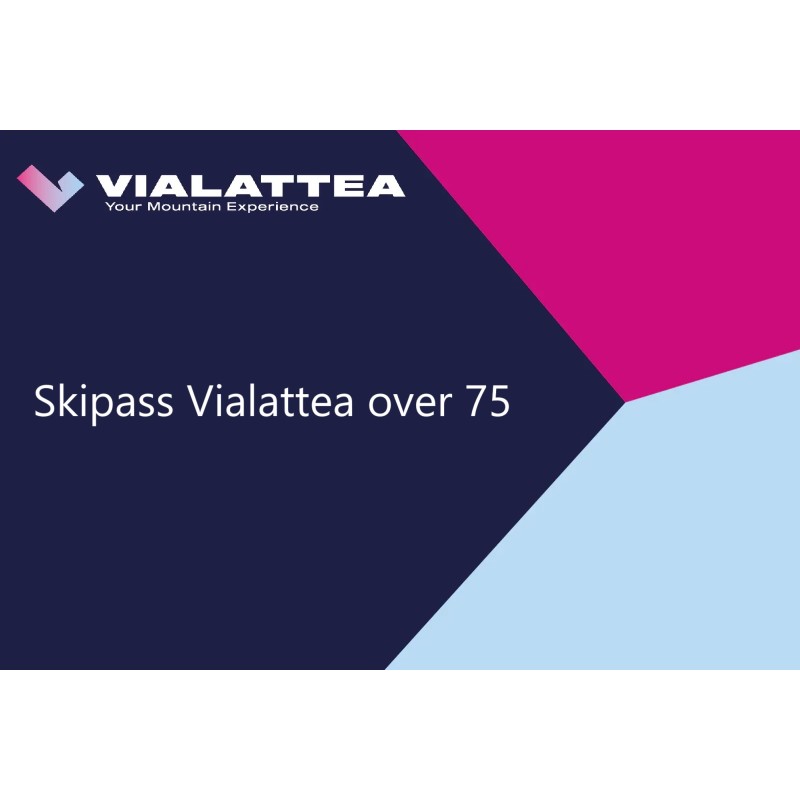Skipass Vialattea over 75